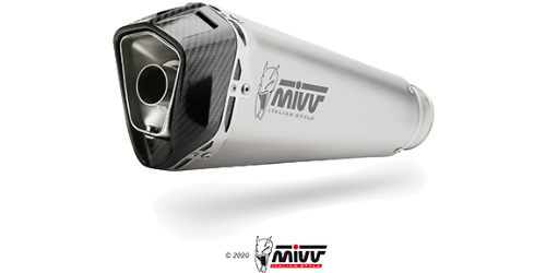 Mivv DELTA RACE INOX per KYMCO AK 550 2017 > 2020