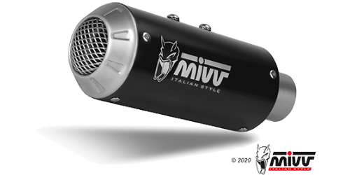 Mivv MK3 INOX NERO per DUCATI MONSTER 821