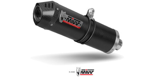 Mivv OVAL CARBON WITH CARBON CAP for BENELLI TRK 502 2017> 2023