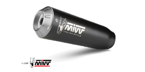 Mivv X-M1 Black INOX NERO per ZONTES ZT 125 U 2021 > 2022