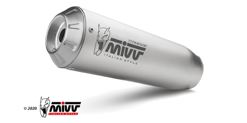 Mivv X-M1 TITANIO per DUCATI HYPERMOTARD 950 / SP / RVE 2019 > 2020