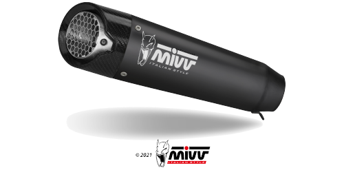 Mivv X-M5 Black BLACK STAINLESS STEEL for YAMAHA MT-09 / SP / FZ-09 2021 > 2022