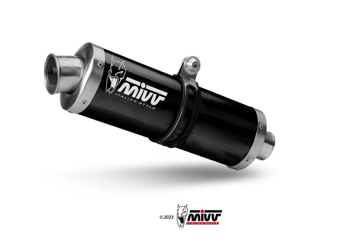 Escape YAMAHA TENERE' 700 Mivv Oval Inox negro Y.064.LZ