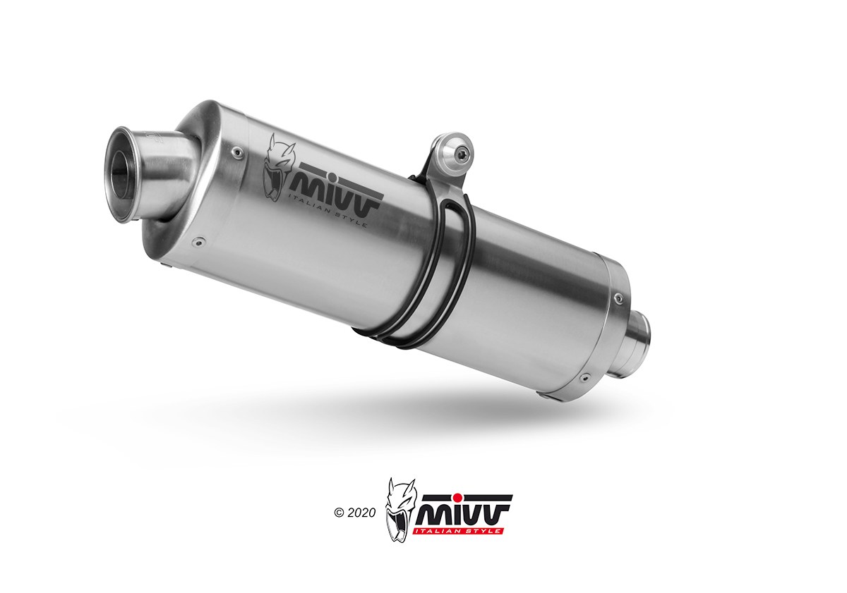 Pot d&rsquo;&eacute;chappement HONDA HORNET 900 Mivv Oval Inox H.015.LX1