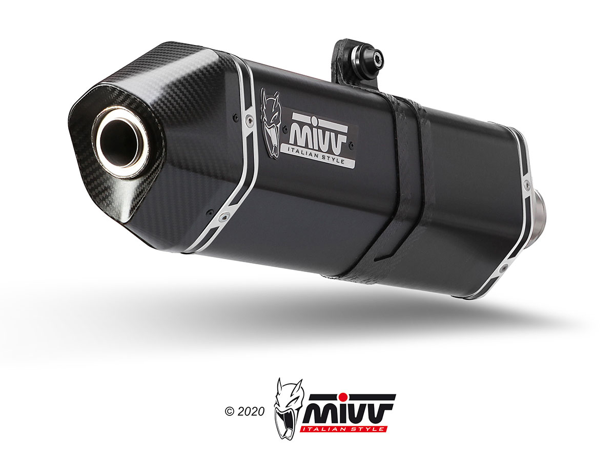 Scarico KTM 790 ADVENTURE / R Mivv Speed Edge Inox Nero KT.021.LRB