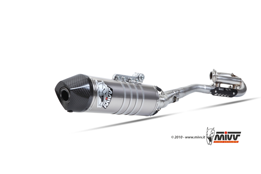 HONDA CRF 250 R Exhaust Mivv Oval Stainless steel M.HO.027.SXC.F