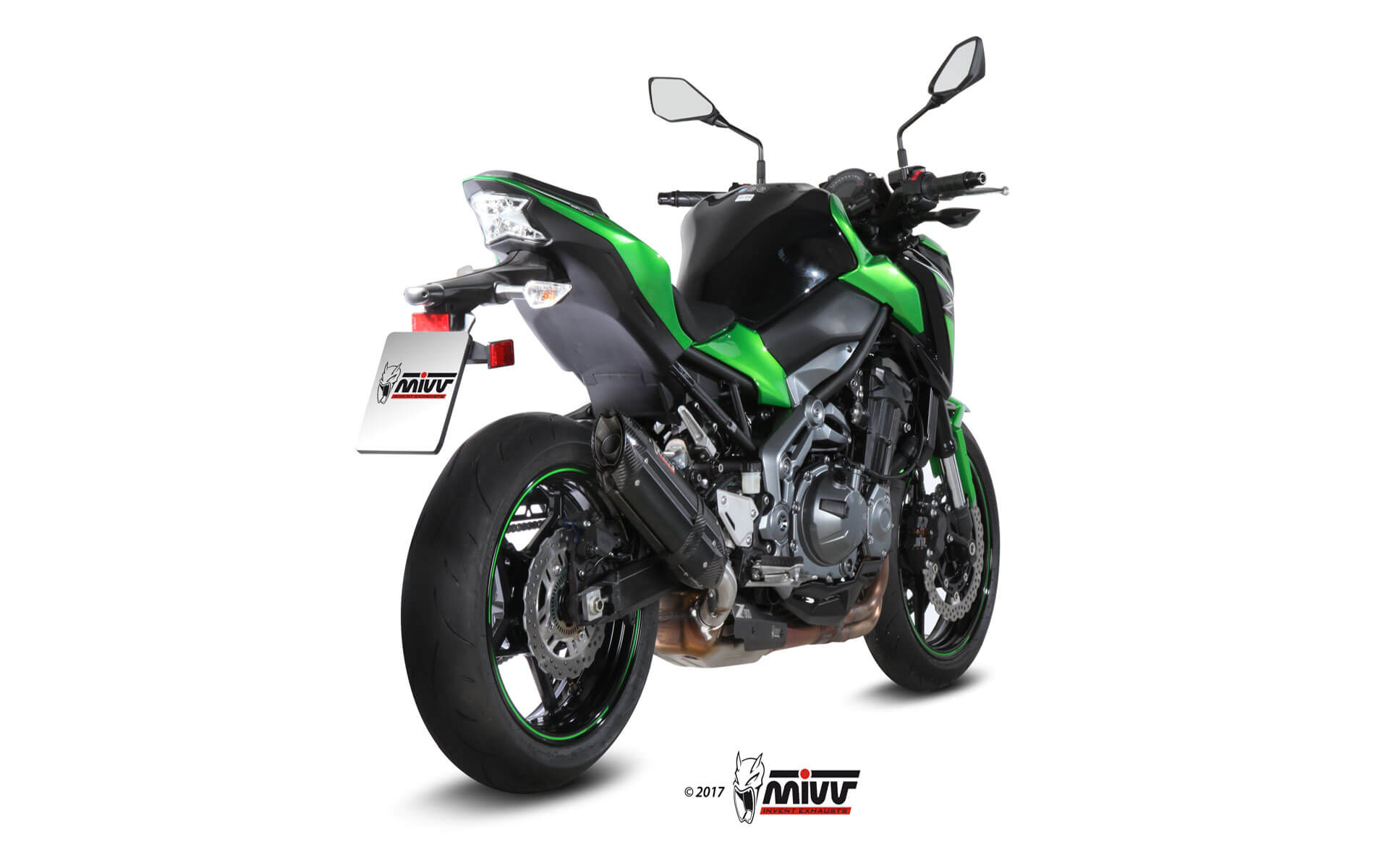 Paratalloni In Alluminio Per Kawasaki Z900 Dal 2017 – CNC Anodizzato – Colore Nero