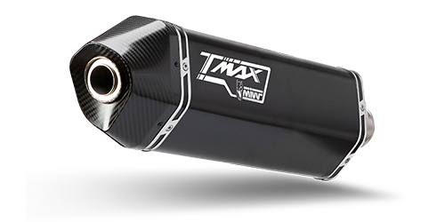 Scarico Mivv Speed Edge Inox nero per Yamaha Tmax