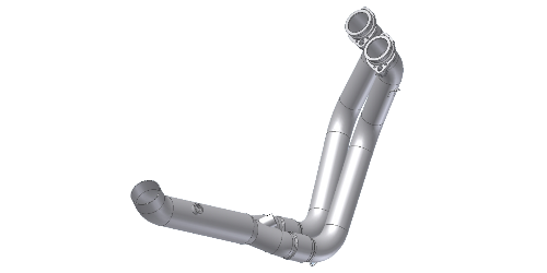 Mivv NO-KAT PIPE for BMW F 900 XR 2020> 2023