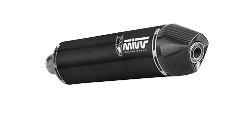 Mivv STR-1 INOX NERO per KTM 690 ENDURO R