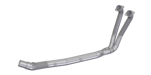 Mivv NO-KAT PIPE for SUZUKI V-STROM 800 SE