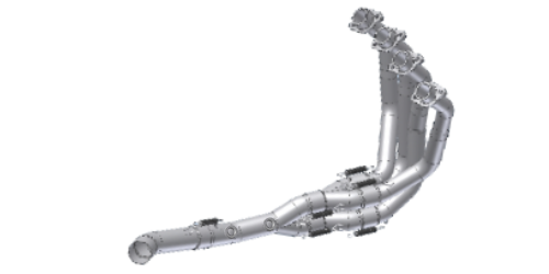 Mivv NO-KAT PIPE for KAWASAKI Z900