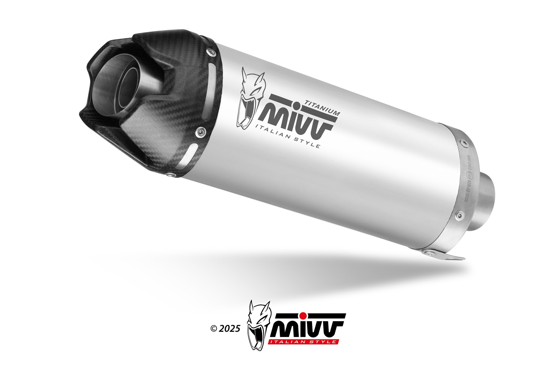 Scarico YAMAHA TRACER 9 / GT / GT+ Mivv AK-1 带碳纤维盖帽的钛 Y.081.L4K