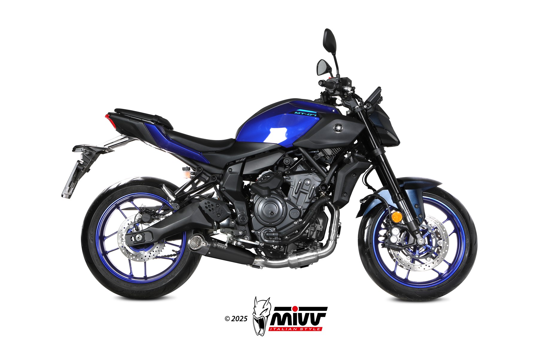 Scarico YAMAHA MT-07 / FZ-07 Mivv X-M5 A&ccedil;o inoxid&aacute;vel preto Y.083.SC5B