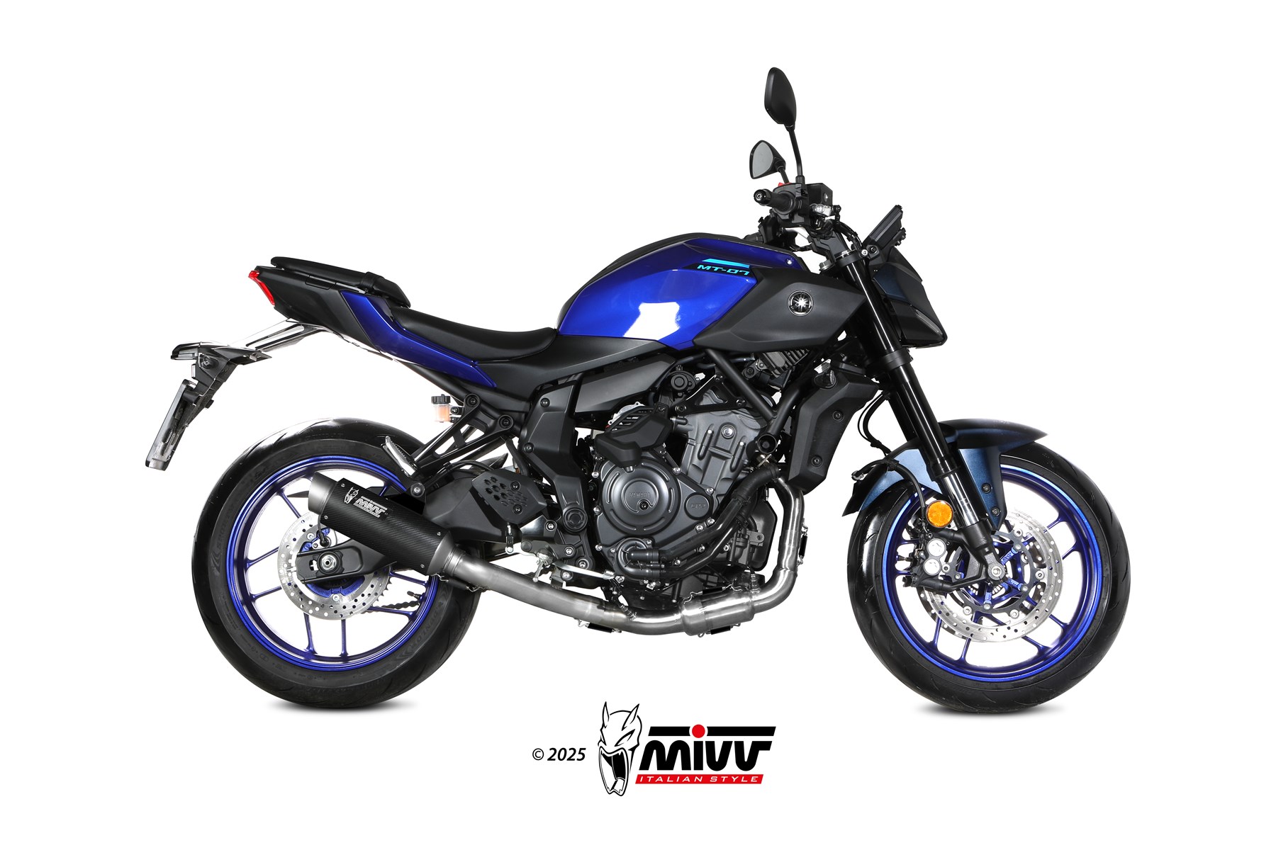Pot d&rsquo;&eacute;chappement YAMAHA MT-07 / FZ-07 Mivv GP PRO Carbone Y.084.L2P